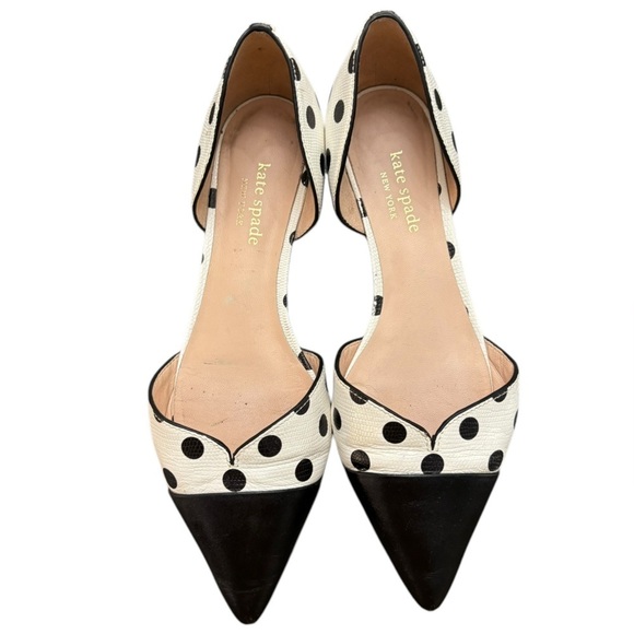 Kate Spade Maison Polka Dot Flats Sz 6 - Picture 2 of 7